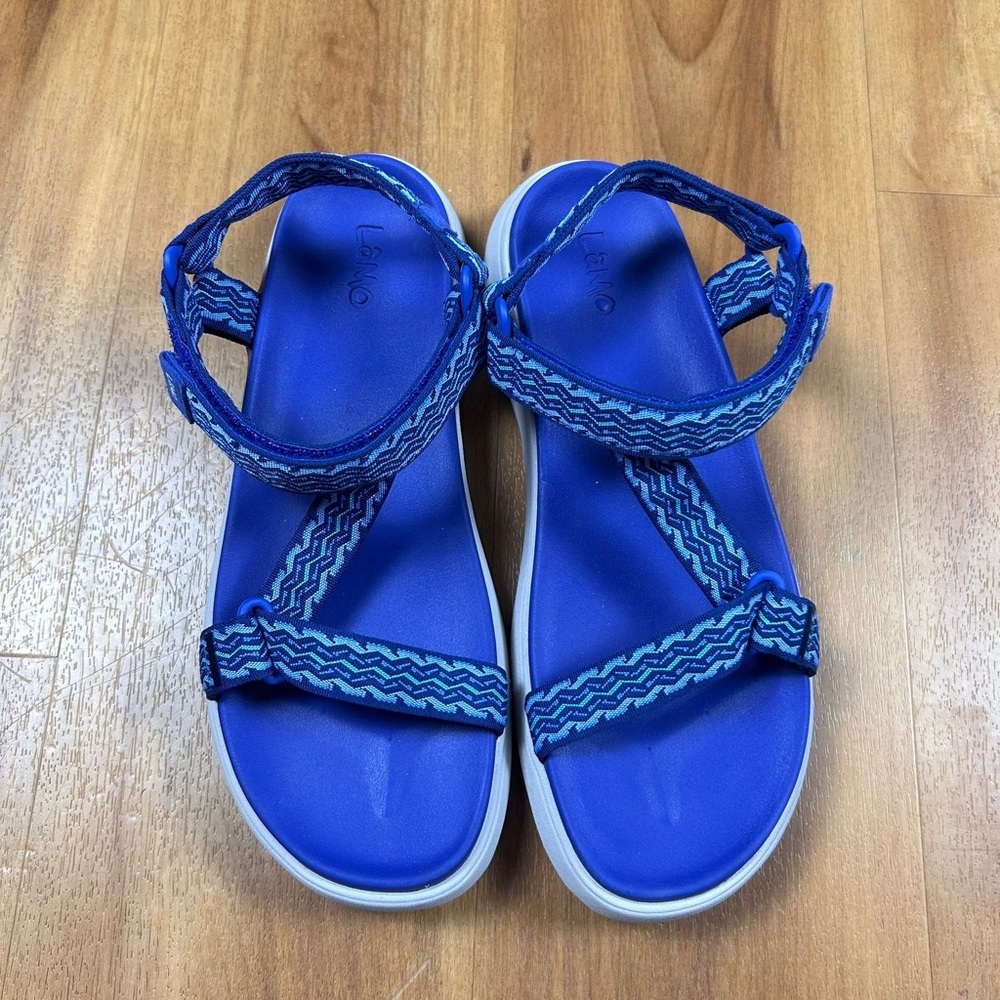 Lamo Solstice Sandals Womens Blue Sport Comfort Walking Outdoor Velcro 7